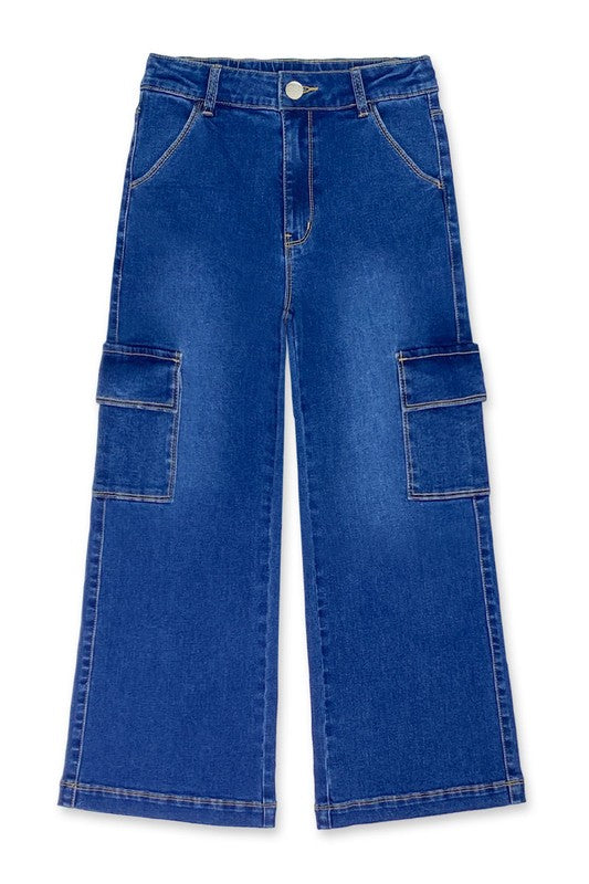 Girls Cargo Jeans