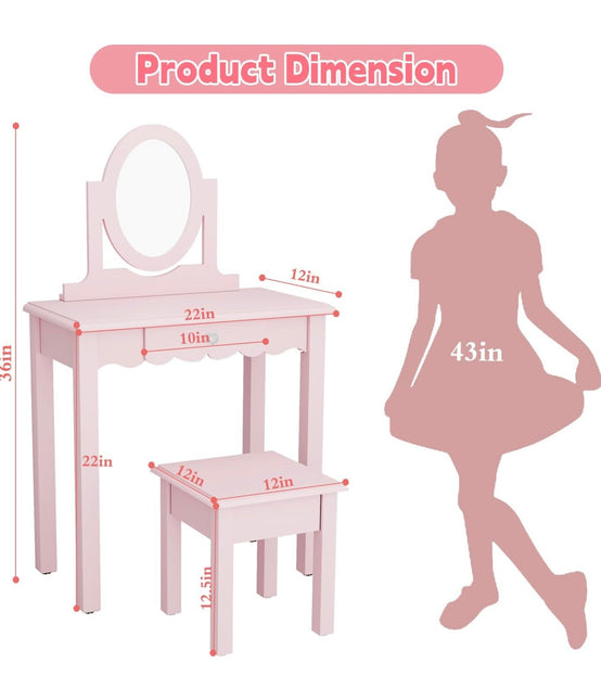 Kids Vanity & Stool