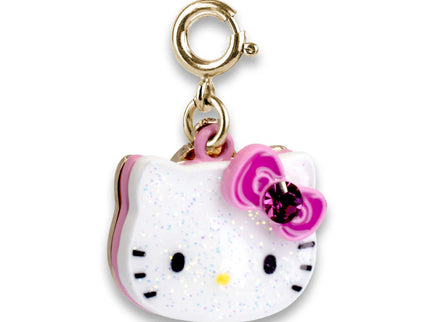 Gold Glitter Hello Kitty Charm