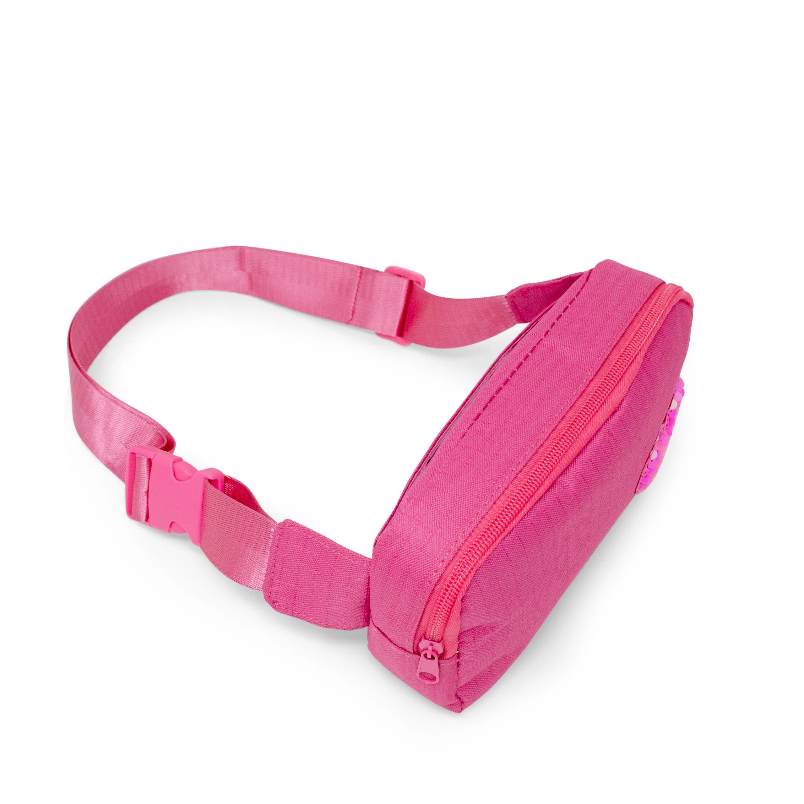 Heart Sequin Crossbody Sling Bag