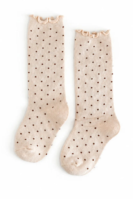 Dottie Knee Socks - Vanilla