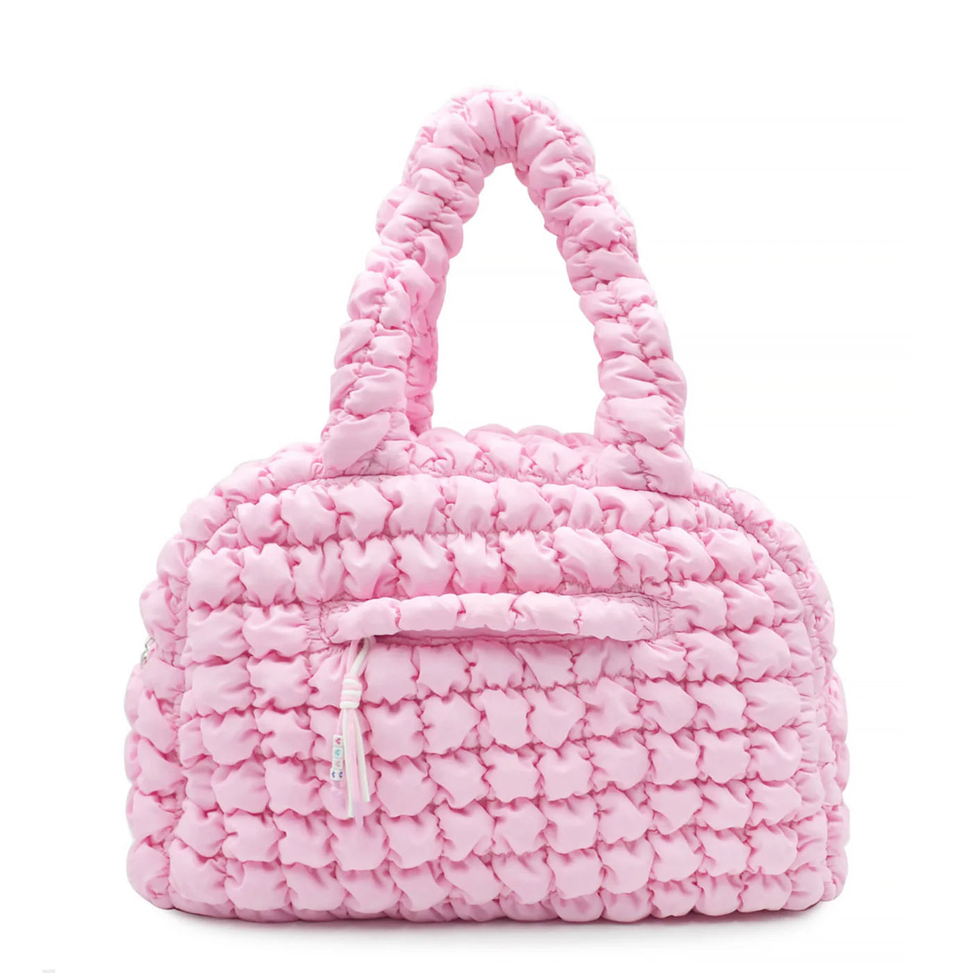 Quilted Scrunchies Medium Duffle Bag - Pink