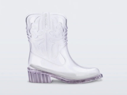 Mini Melissa Cowboy Boots - Clear