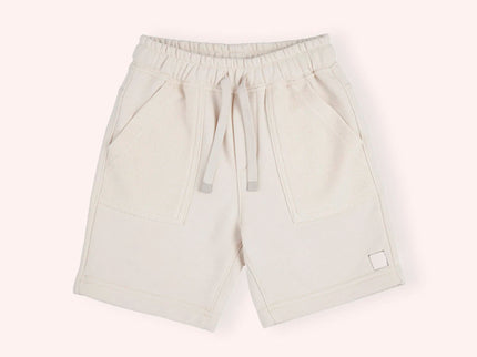 Boys Beige Sweat-Shorts