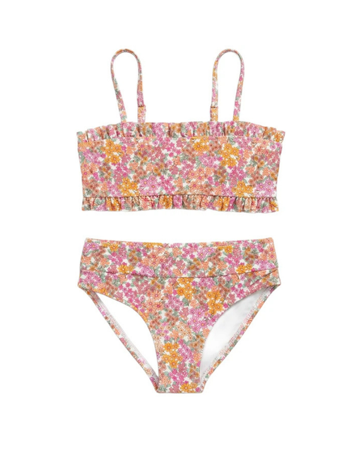 Ruffle Floral Bikini
