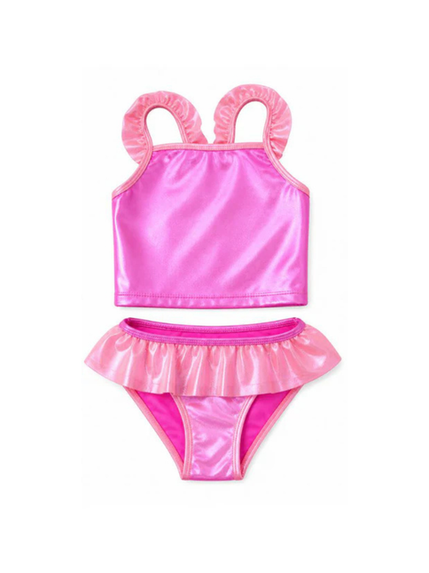 Metallic Tankini Two Piece