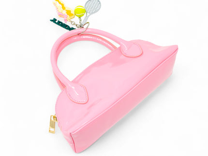Pink Sporty Charm Top Handle Bag
