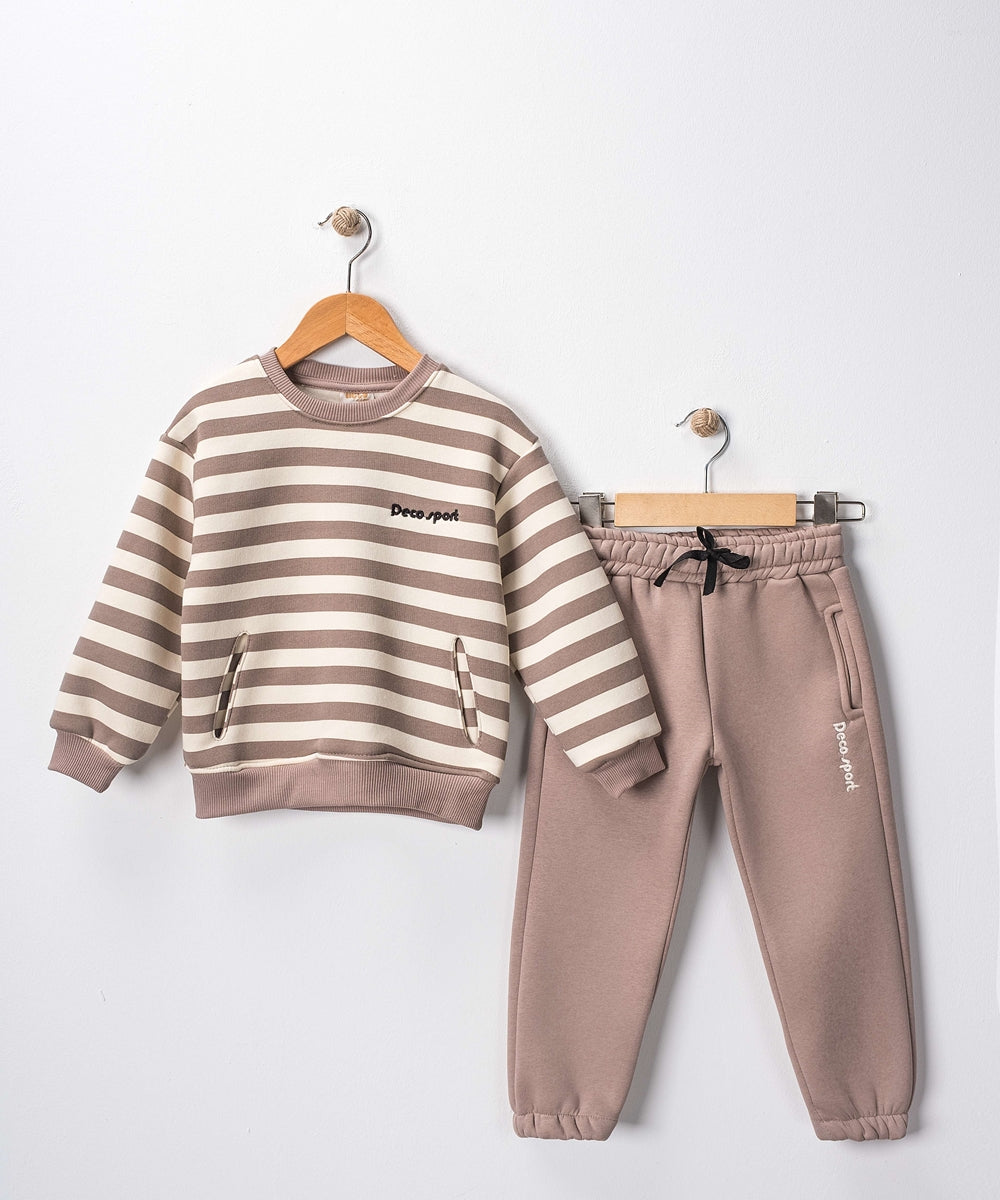 Stripe Hype Jogger Set