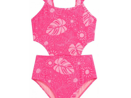 Pink Floral Monokini