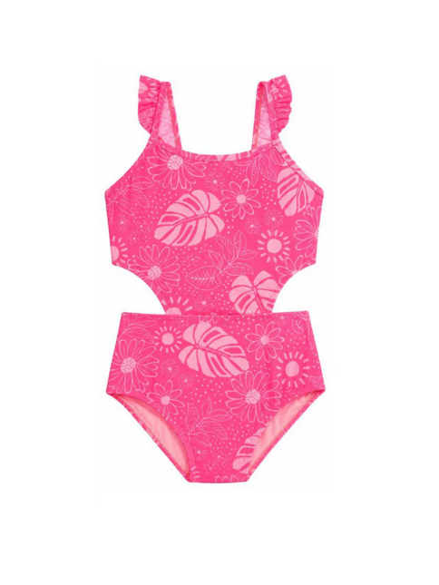 Pink Floral Monokini