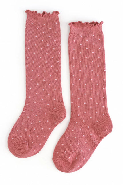 Dottie Knee Socks - Old Rose