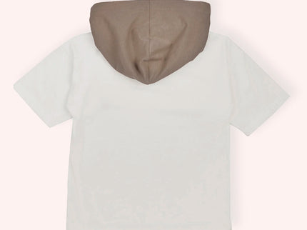 Boys Beige BBall Hoody