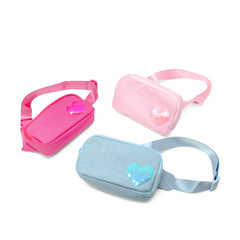 Heart Sequin Crossbody Sling Bag