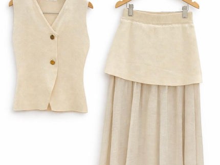 The Twirl & Shine Set Beige