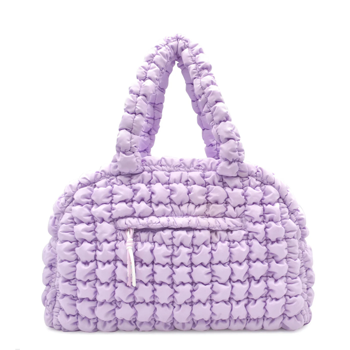 Quilted Scrunchies Medium Duffle Bag - Purple