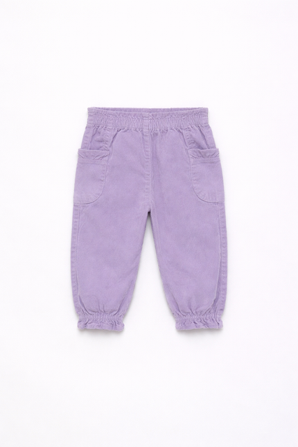 Girl Corduroy Ruffle Pants