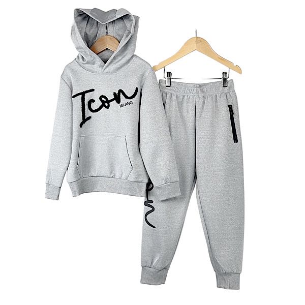 Signature Icon Tracksuit Grey