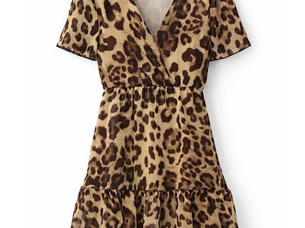 Leopard Wrap Dress