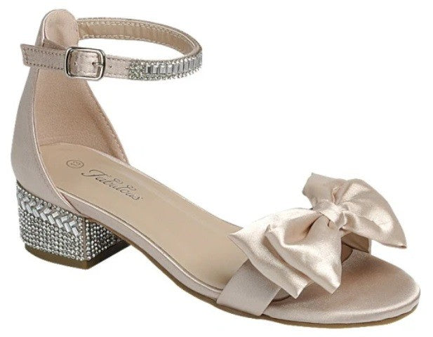 Champagne Bow Heel