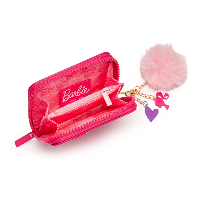 Barbie™ Script Kids Zip Wallet with Pom Charm
