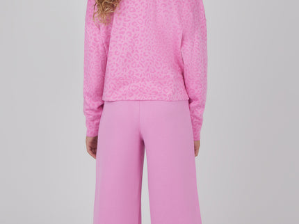 Girls Scuba Leopard Set Pink