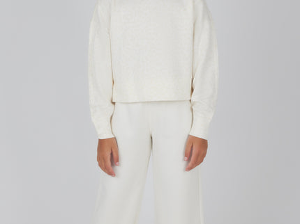 Girls Scuba Leopard Set Bone