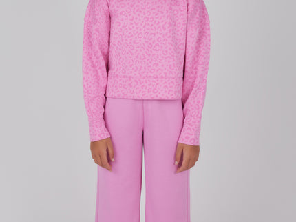 Girls Scuba Leopard Set Pink