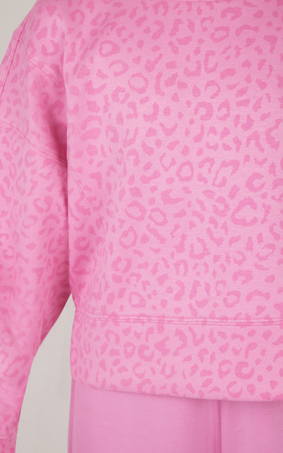 Girls Scuba Leopard Set Pink