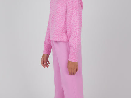 Girls Scuba Leopard Set Pink