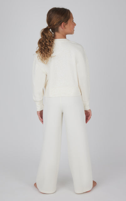 Girls Scuba Leopard Set Bone