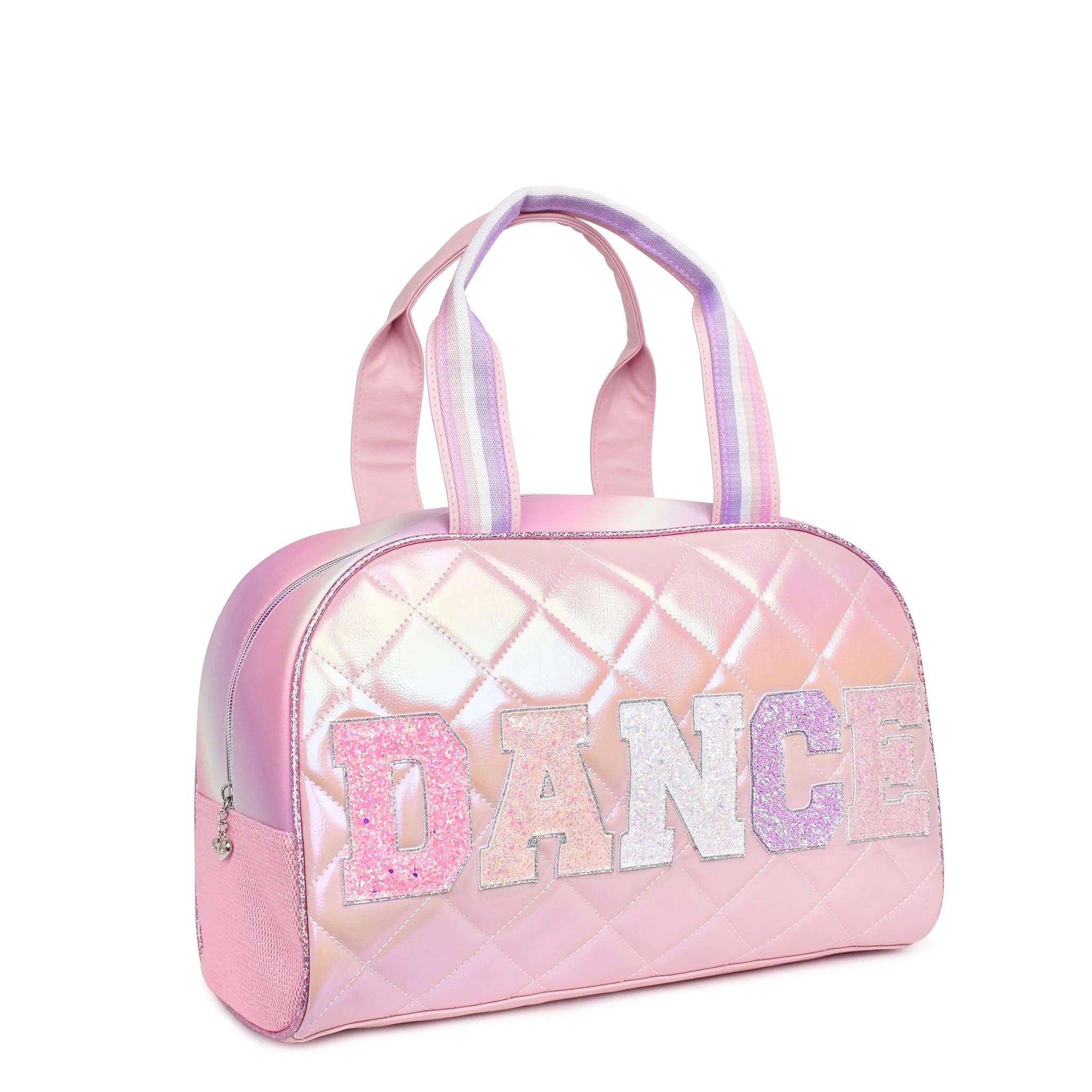 Dance' Metallic Quilted Medium Duffle Bag