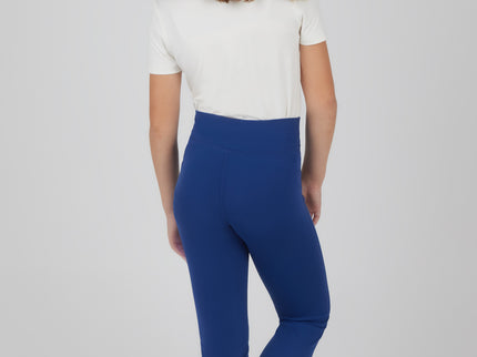 Girls Full Flare Pants Blue