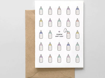 Pumpin' Ain't Easy Greeting Card