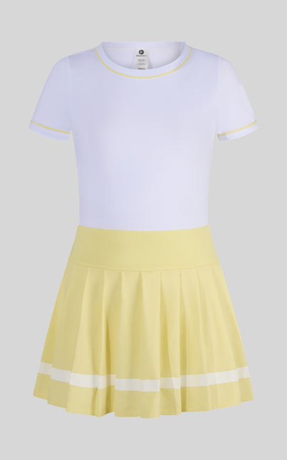 Yellow & White Tennis Girl Set