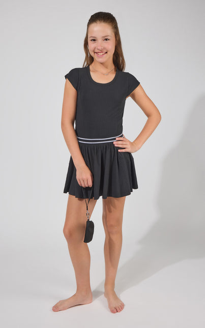 Girls Skort Set + Mini Pouch