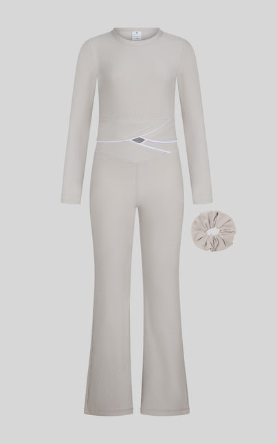 The Crossover Ribbed Set