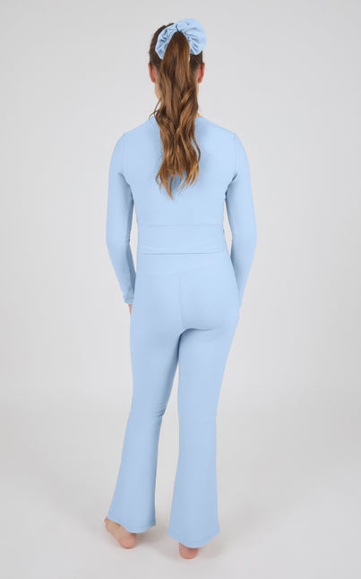 The Mini Muse Ribbed Flare Set