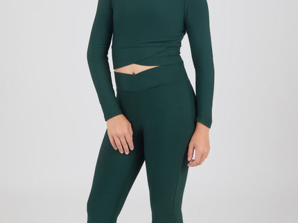 The Mini Muse Ribbed Flare Set