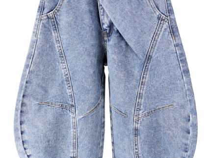 Denim Cross Button Barrels