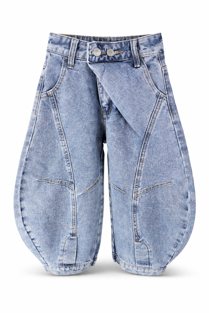 Denim Cross Button Barrels