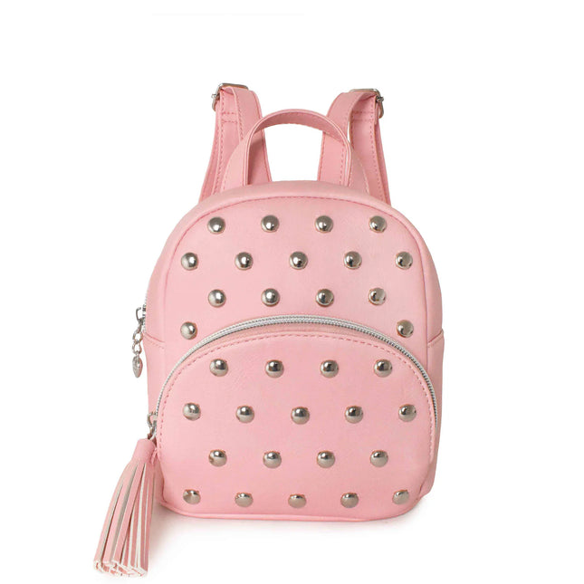 Studded Holographic Micro Mini Backpack