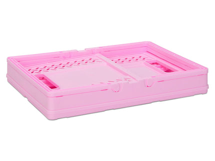 Small Pink Foldable Storage Crate