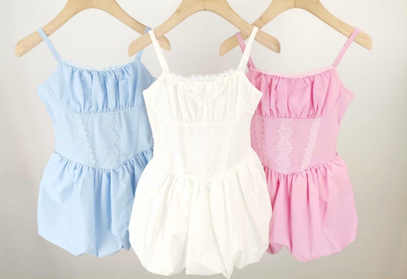 Girls Bubble Lace Dress