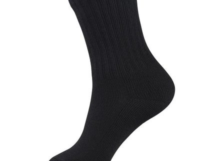 Kids Black Cushion Crew Socks - 3Pack