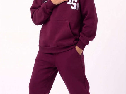 Boys Maroon Hooded Tracksuit