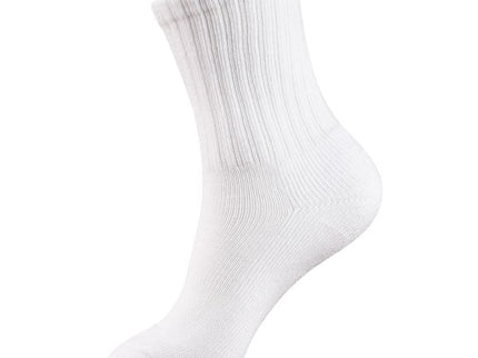 Kids White Cushion Crew Socks - 3Pack