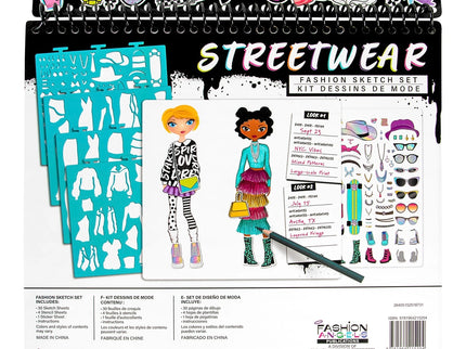 Streetwear Fashion Sketch Set