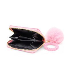 Girls Pink Bow Wallet