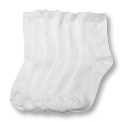 Kids White Crew Socks - 3Pack