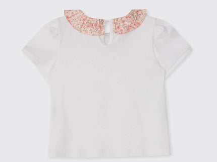 Floral Collar Top